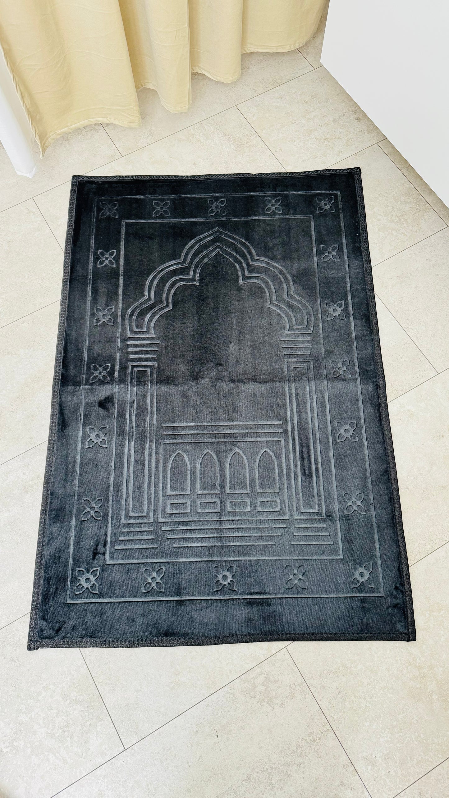 Gebetsteppich Schwarz
