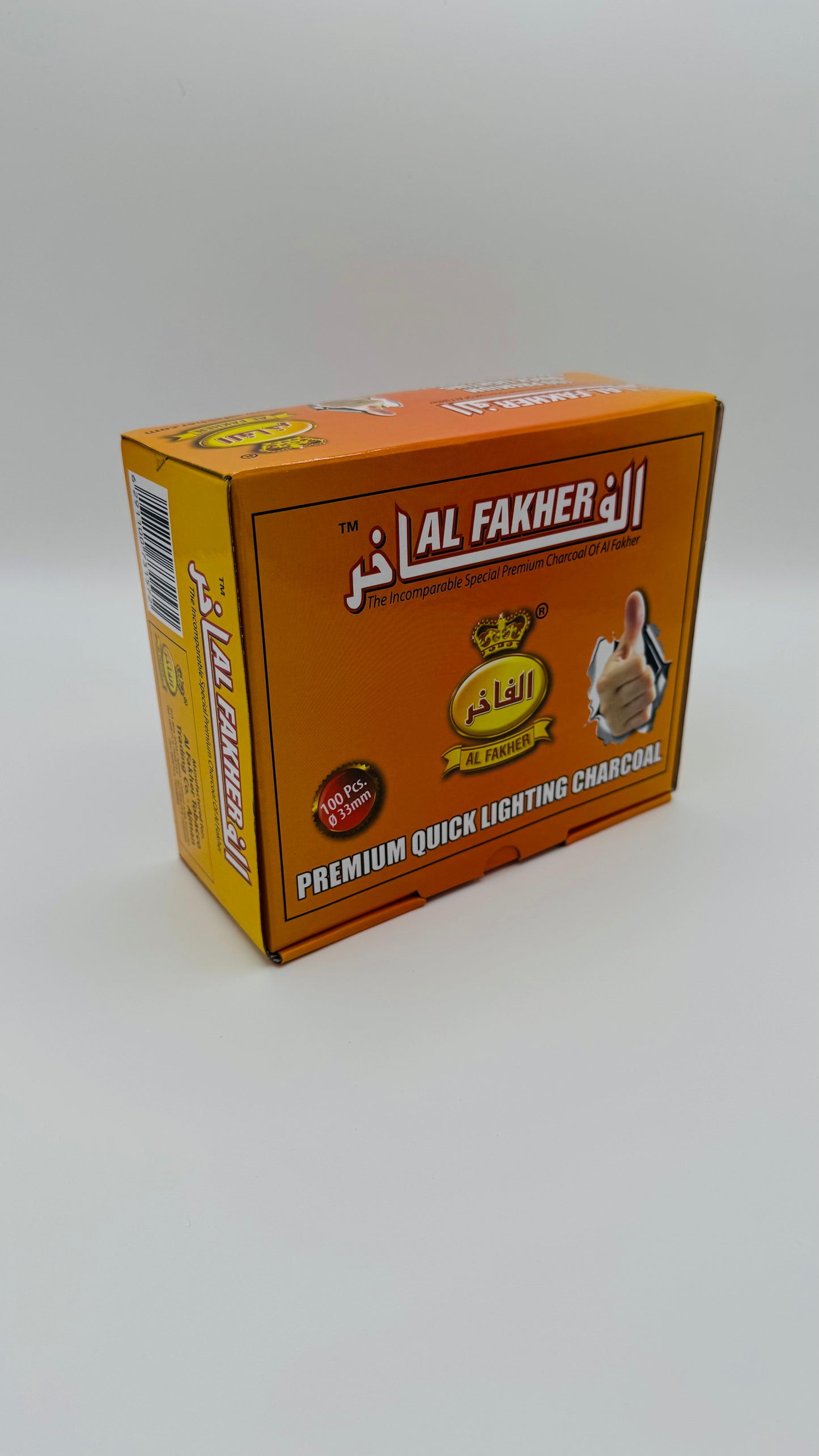 Al Fakher Selbstzündende Kohle – 100 Stück (Für Weihrauch)