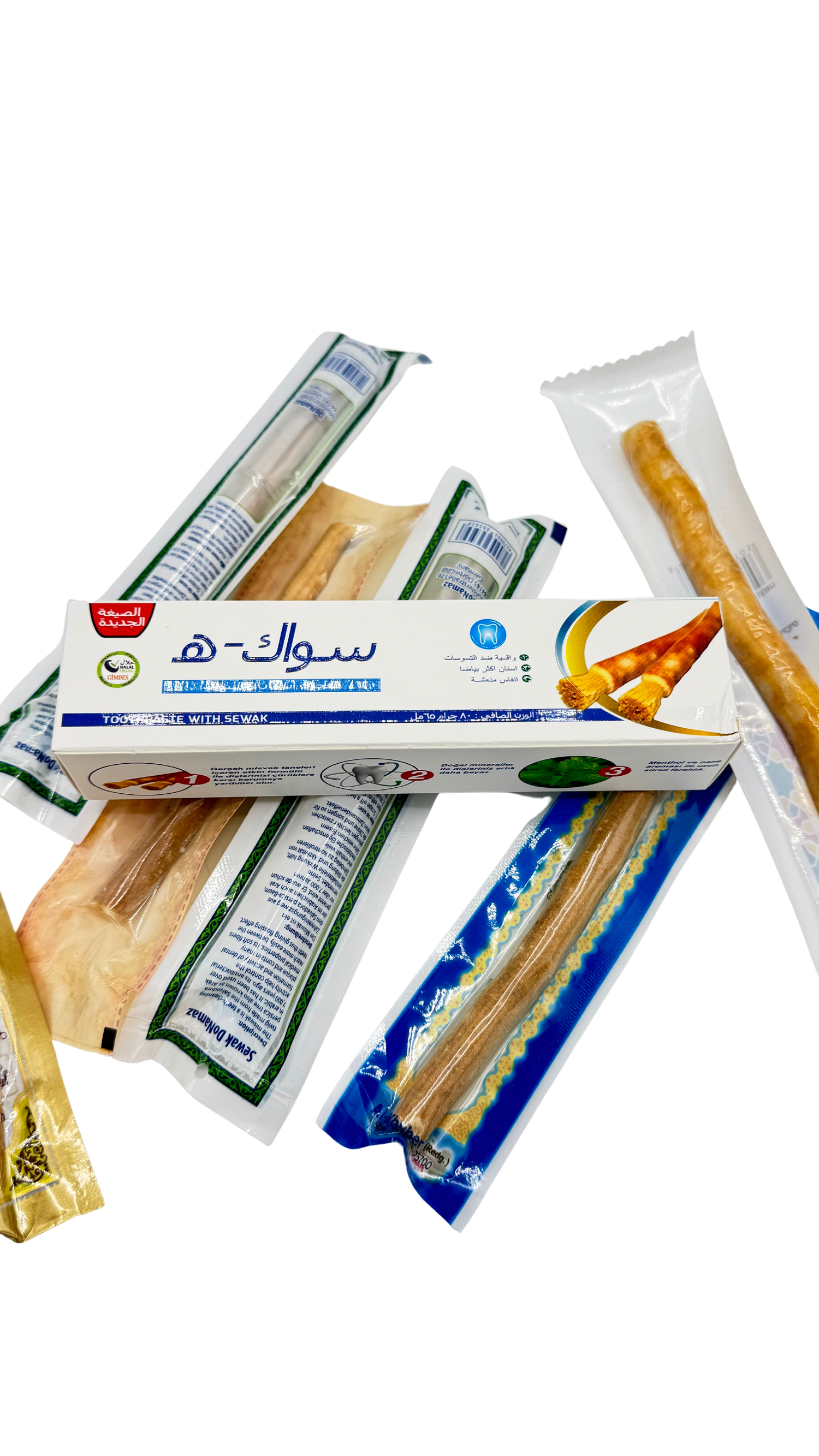 Miswak & Zahnpasta