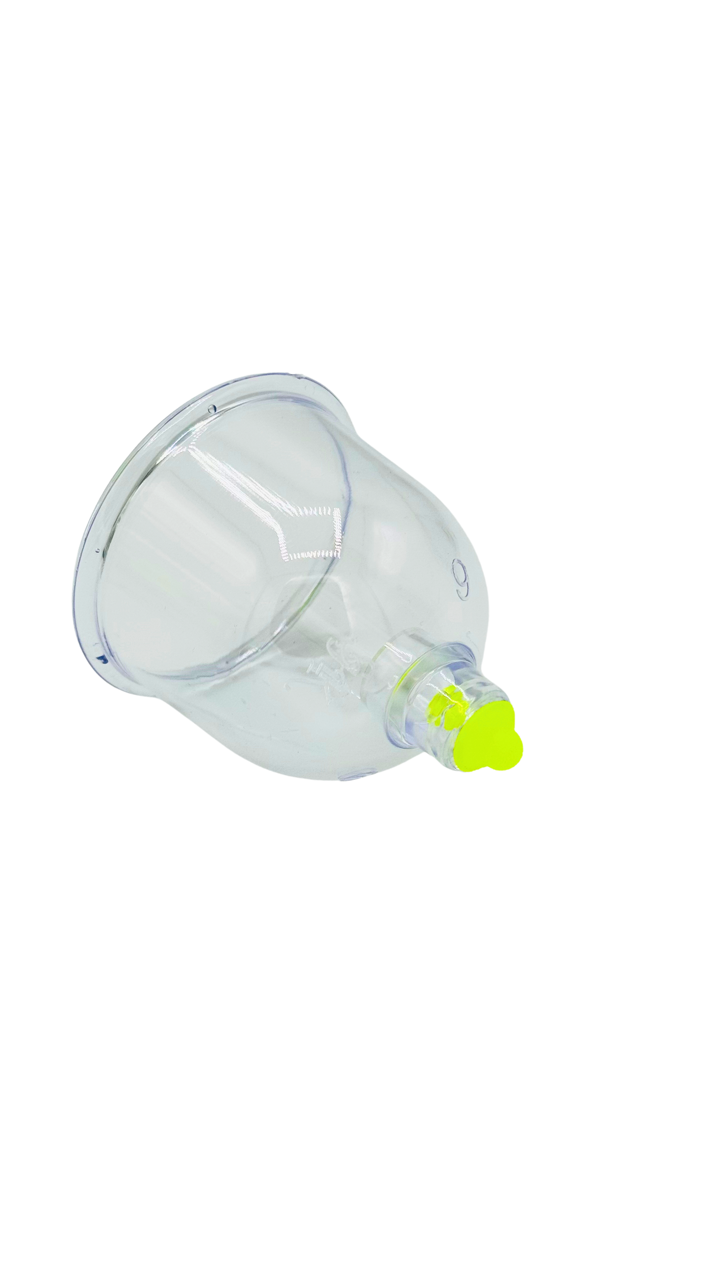 Schröpfglas 6 cm mit Silikonventil – 5er Packung