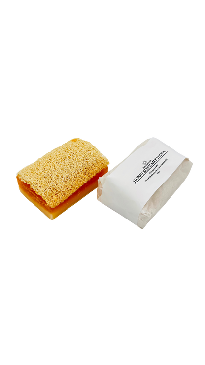 Honigseife mit Luffa – Naturseife 100g