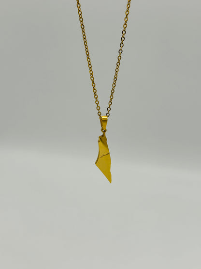 Palästina Halskette – Goldfarben