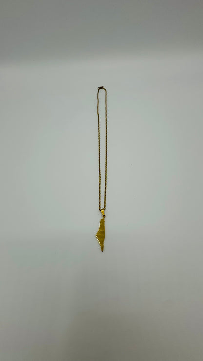 Palästina Halskette – Goldfarben