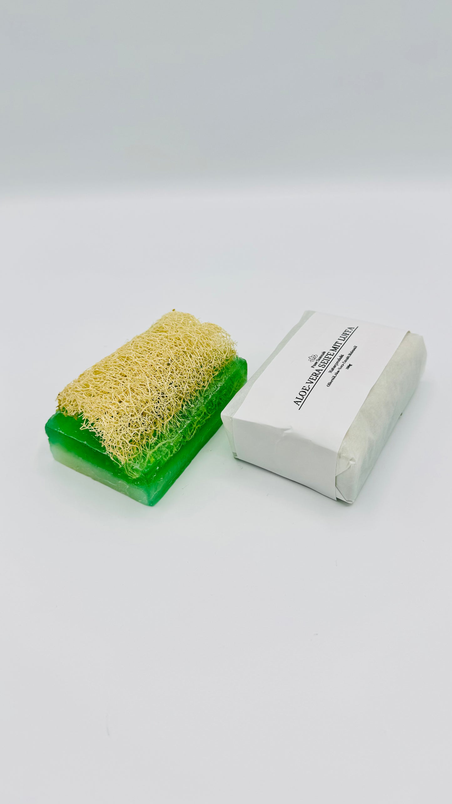 Aloe-Vera Seife mit Luffa – Naturseife 100g