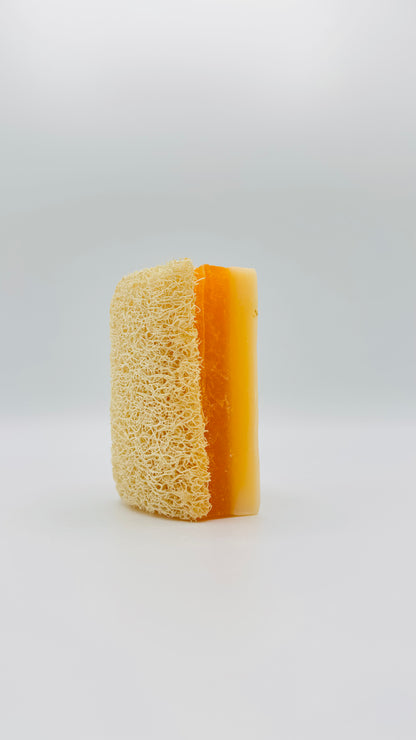 Honigseife mit Luffa – Naturseife 100g