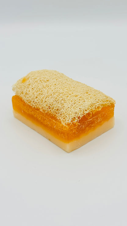 Honigseife mit Luffa – Naturseife 100g