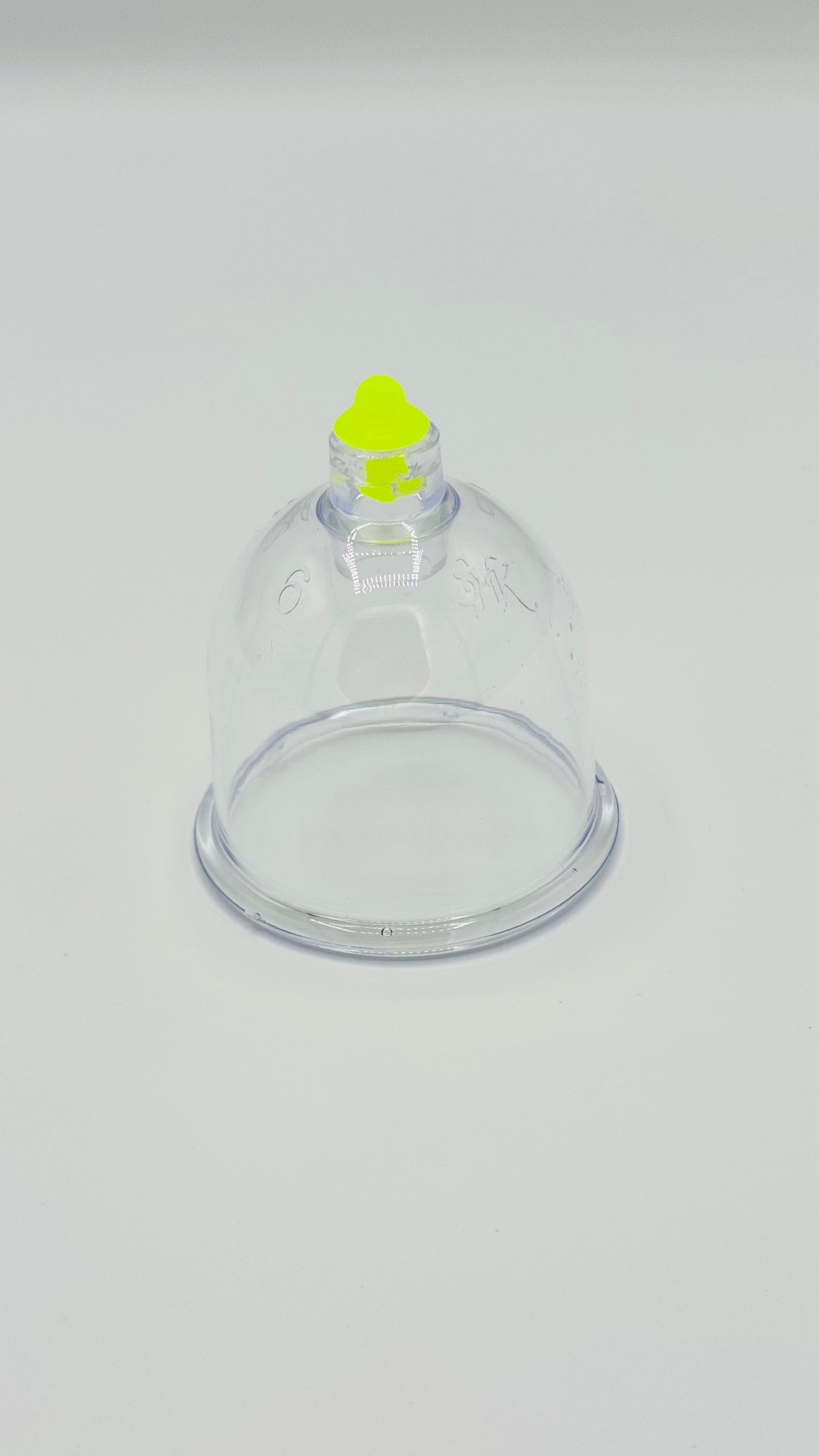 Schröpfglas 6 cm mit Silikonventil – 5er Packung