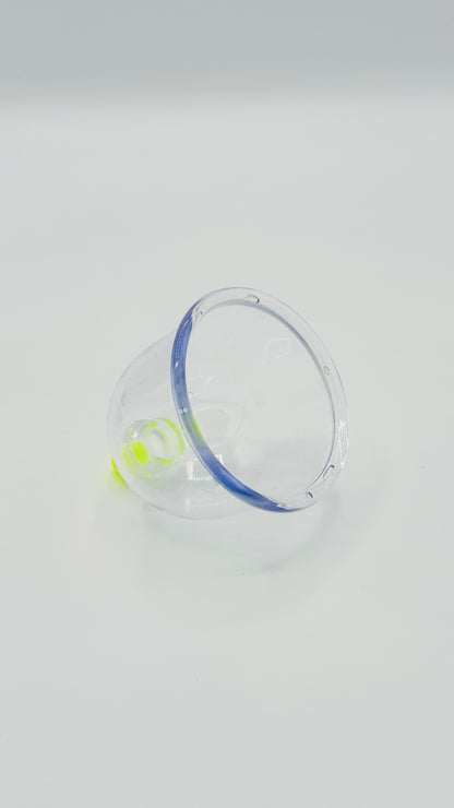 Schröpfglas 6 cm mit Silikonventil – 5er Packung